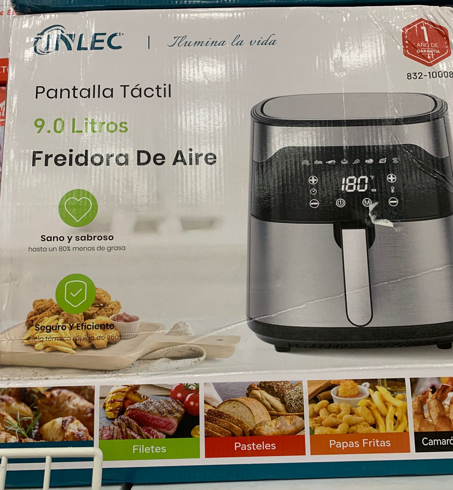 ”¡Cocina sin aceite! Inlec Air Fryer 9 Litros Nueva – Subasta + Envío GRATIS 🔥🍟” - Imagen 3